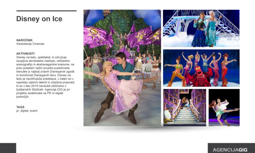 Disney on Ice in Agencija GIG
